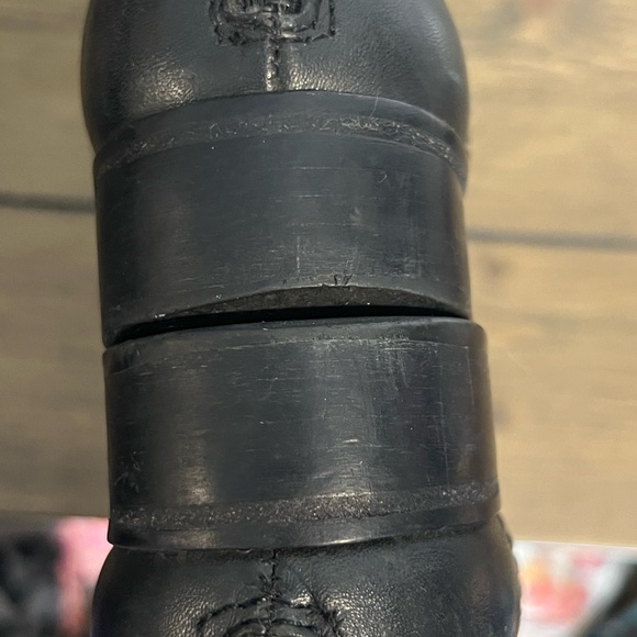Tory Burch black leather Lawrie riding boots size 8M - Picture 11 of 14